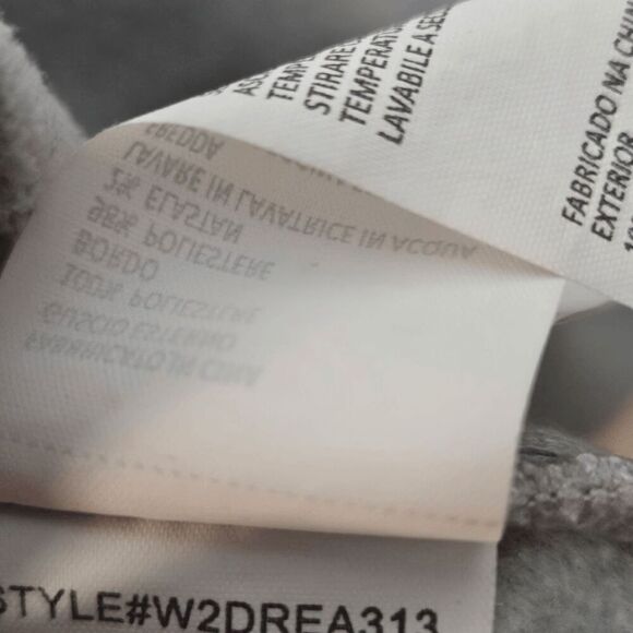 Prana Drea 1/2 Zip Pullover Fleece Hooded Jacket Mock High Neck Womens Gray Size - Picture 3 of 5